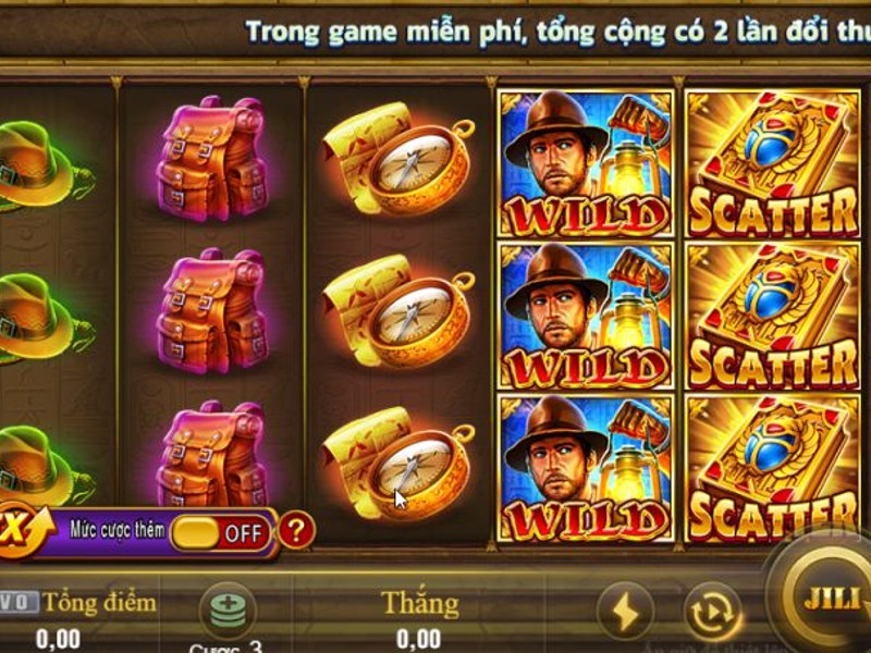 Video slots hiện đại với đồ họa 3D và chủ đề phiêu lưu